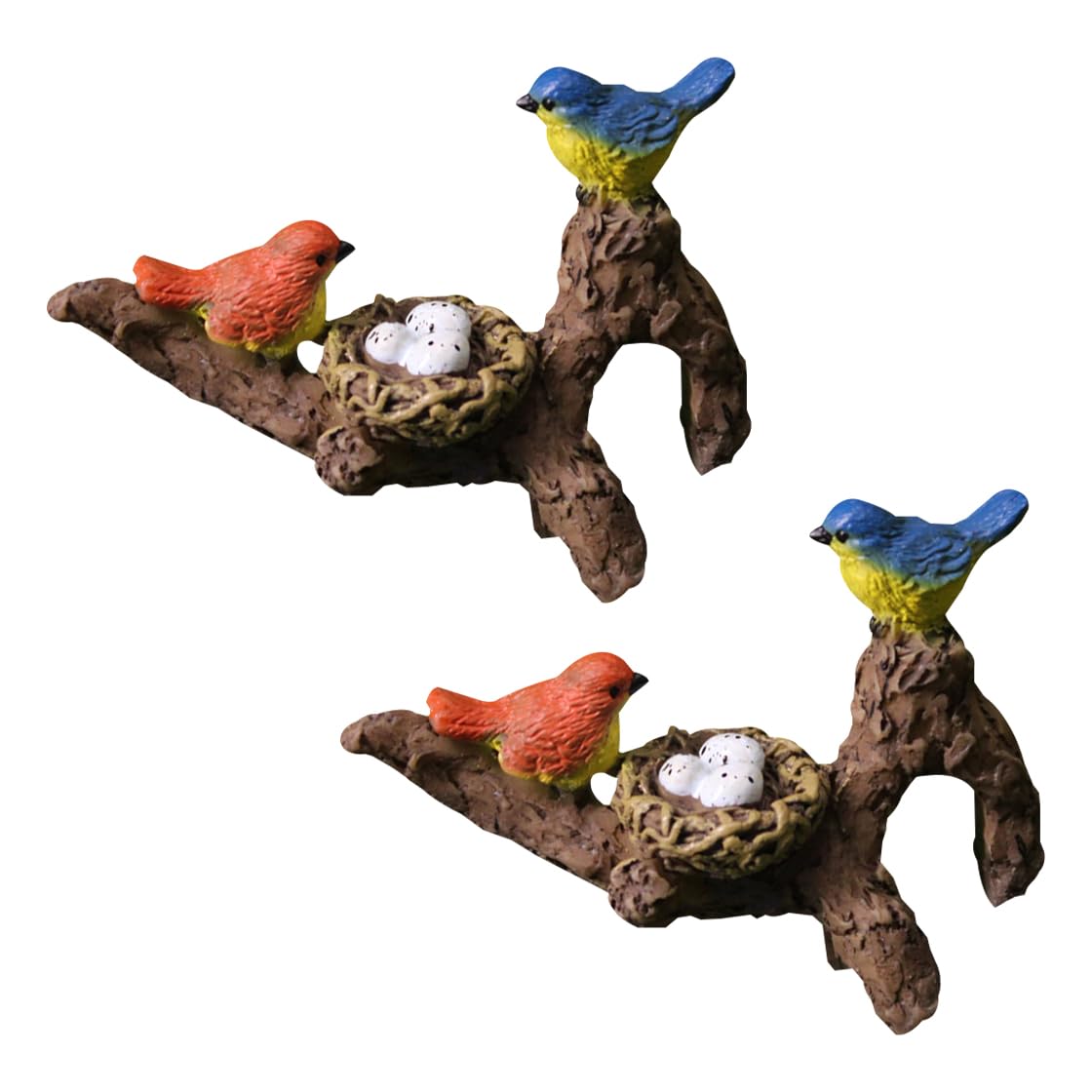 Amazon.com: HyzaPhix 2pcs Birds Perched on Branches Flower Pot